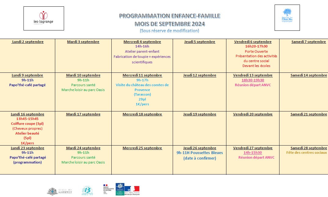 You are currently viewing PLANNING FAMILLE septembre 2024